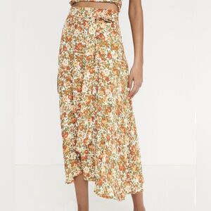 Faithfull the Brand Asiya Skirt - Le Rose Print